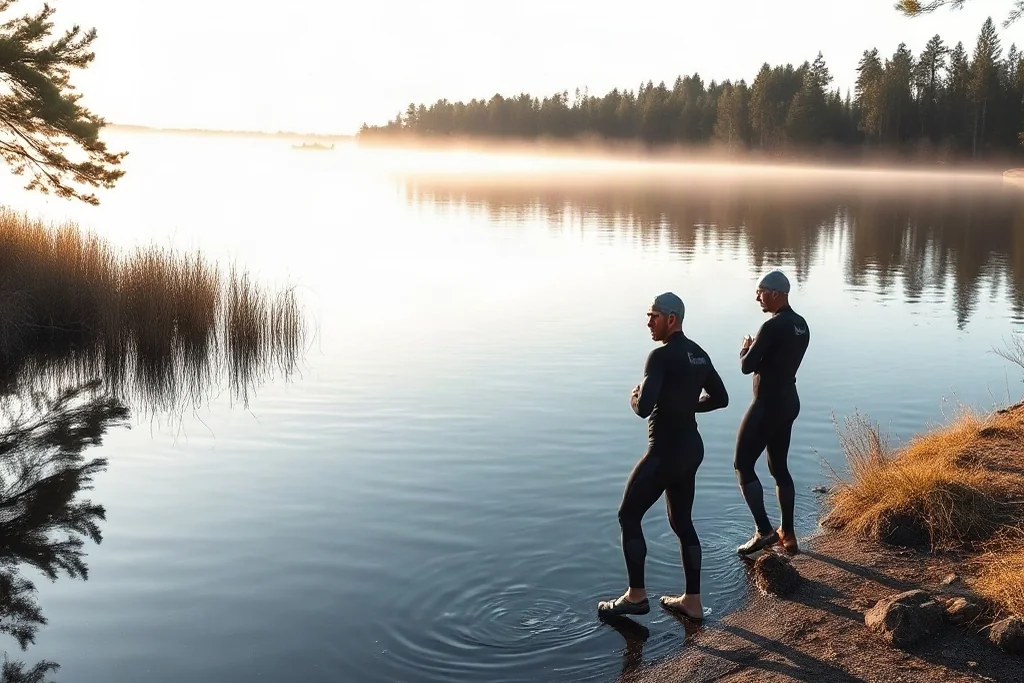 Jeziorak: pierwszy start w swimrunie